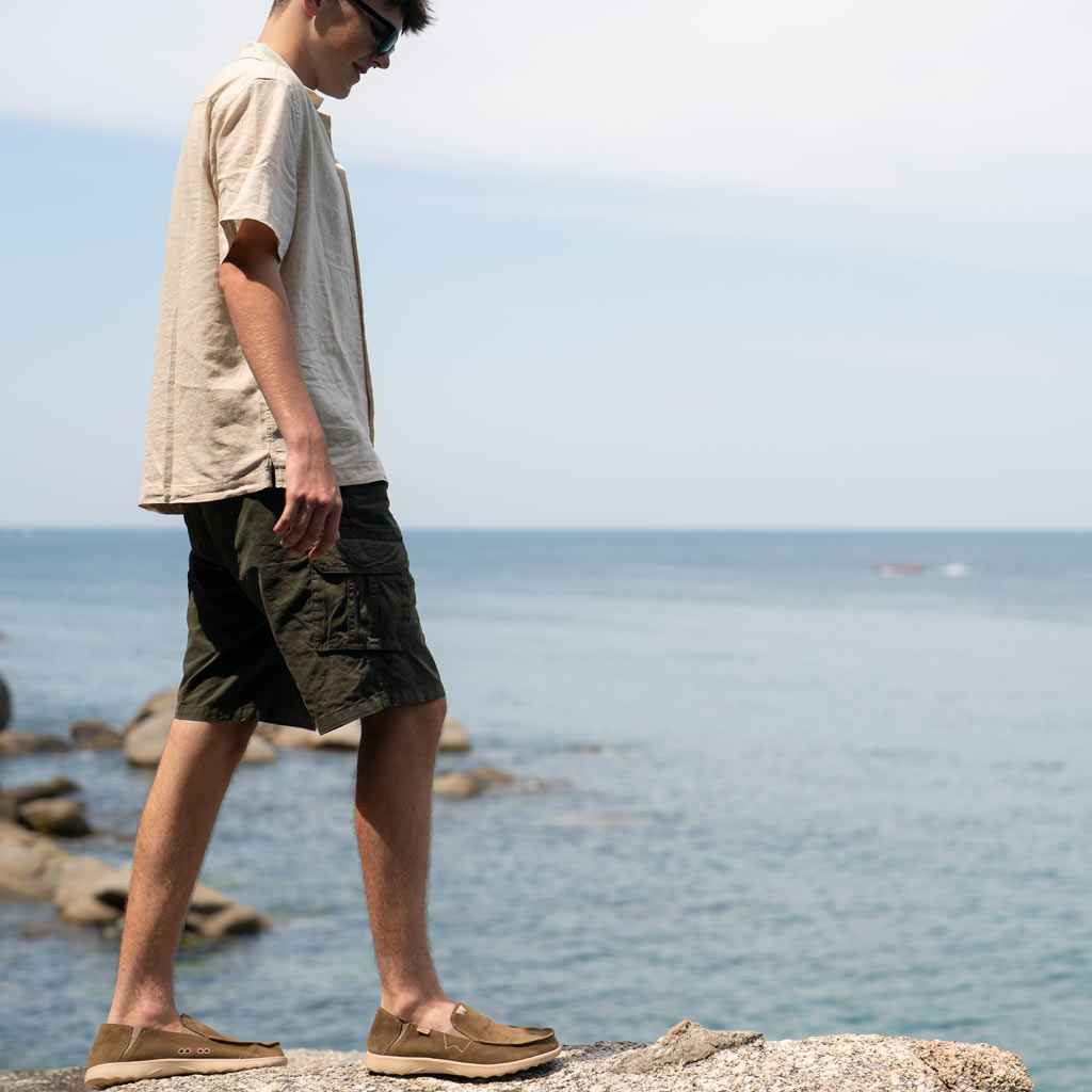 Couch 2.0 Khaki Brown Suede