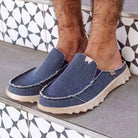 Chaise Classic Woven Canvas Navy