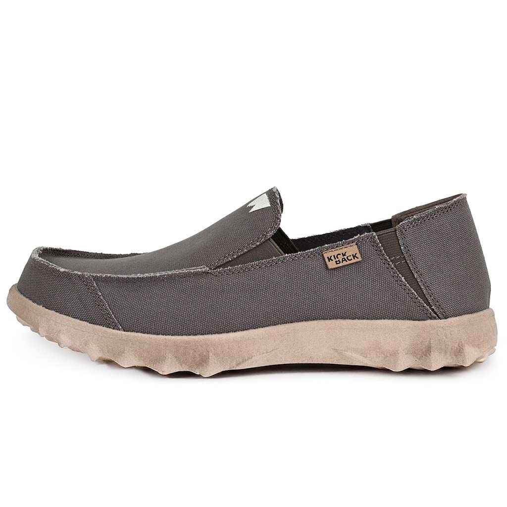 Couch Classic Canvas Charcoal Brown