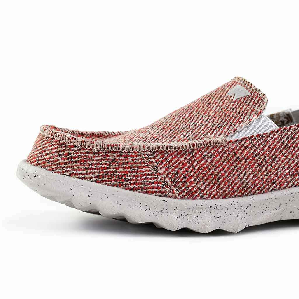 Couch Classic Woven Canvas Oat Red