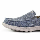 Couch Classic Woven Canvas Blue Grey Slip-On Shoe - KickBack Shoes