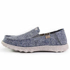 Couch Classic Woven Canvas Blue Grey Slip-On Shoe - KickBack Shoes
