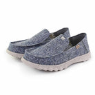 Couch Classic Woven Canvas Blue Grey Slip-On Shoe - KickBack Shoes