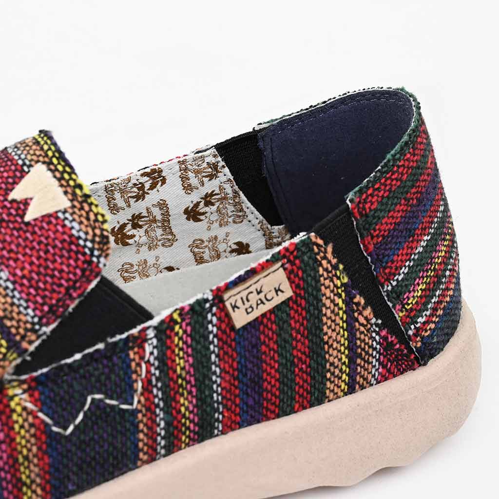 Couch 2.0 Woven Canvas Hacky Sack Black Slip-On Shoe - KickBack Shoes