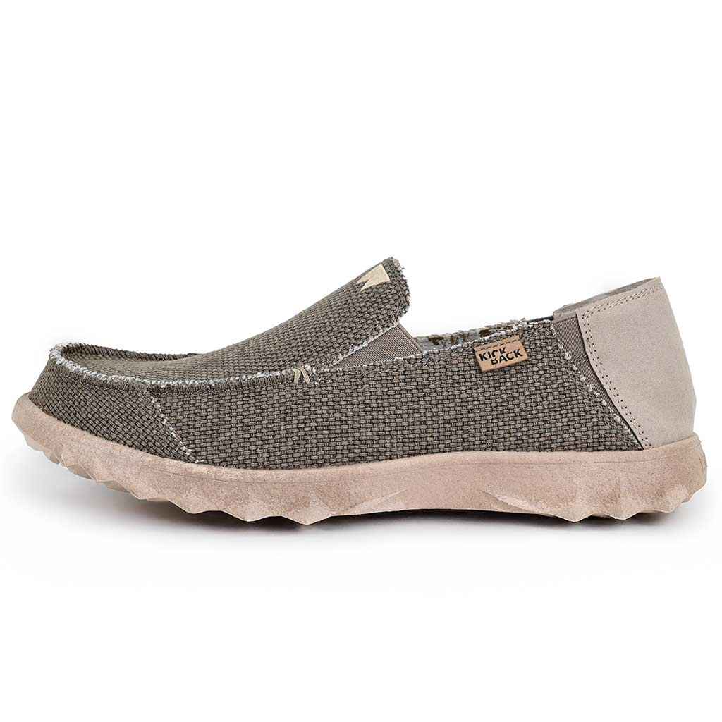Couch Classic Woven Canvas Brown