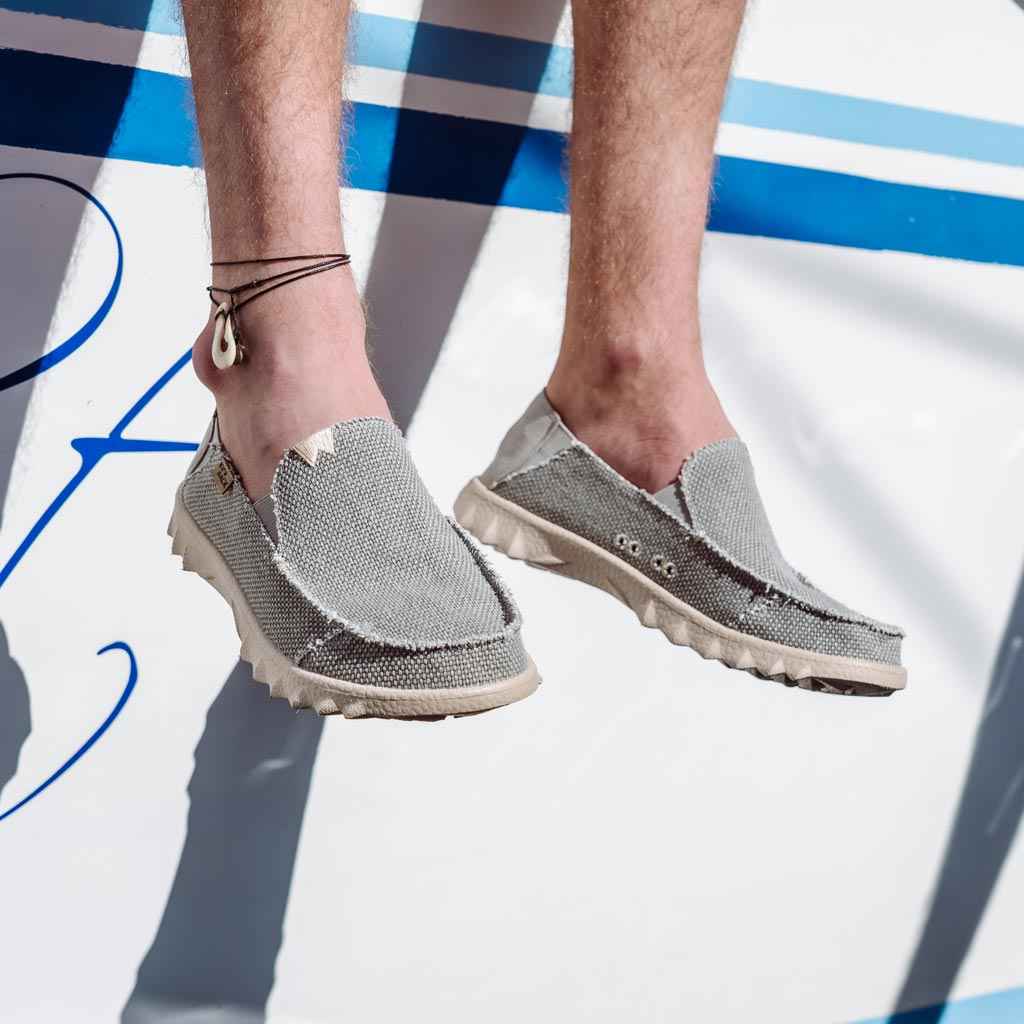 Couch Classic Woven Canvas Rocket Grey
