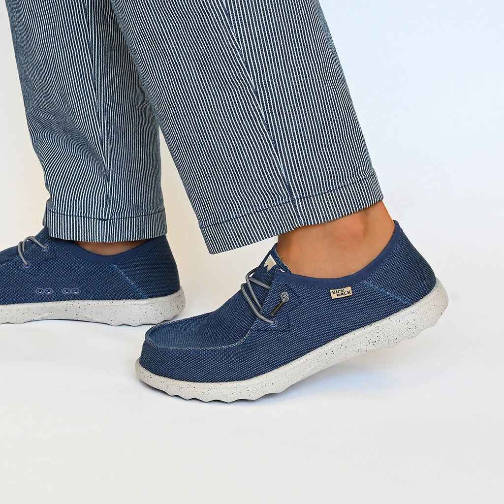 Lounger Woven Canvas Denim Blue