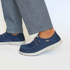 Lounger Woven Canvas Denim Blue