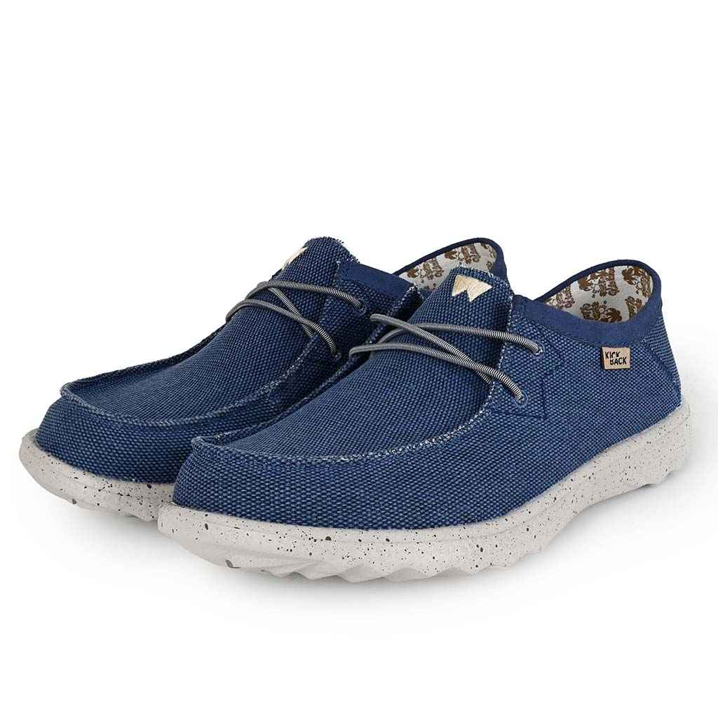 Lounger Woven Canvas Denim Blue