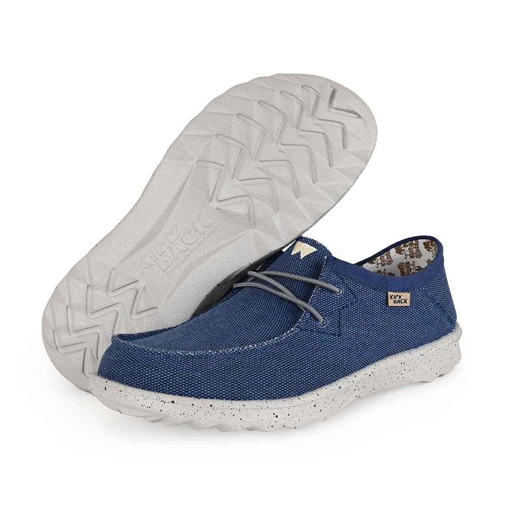 Lounger Woven Canvas Denim Blue