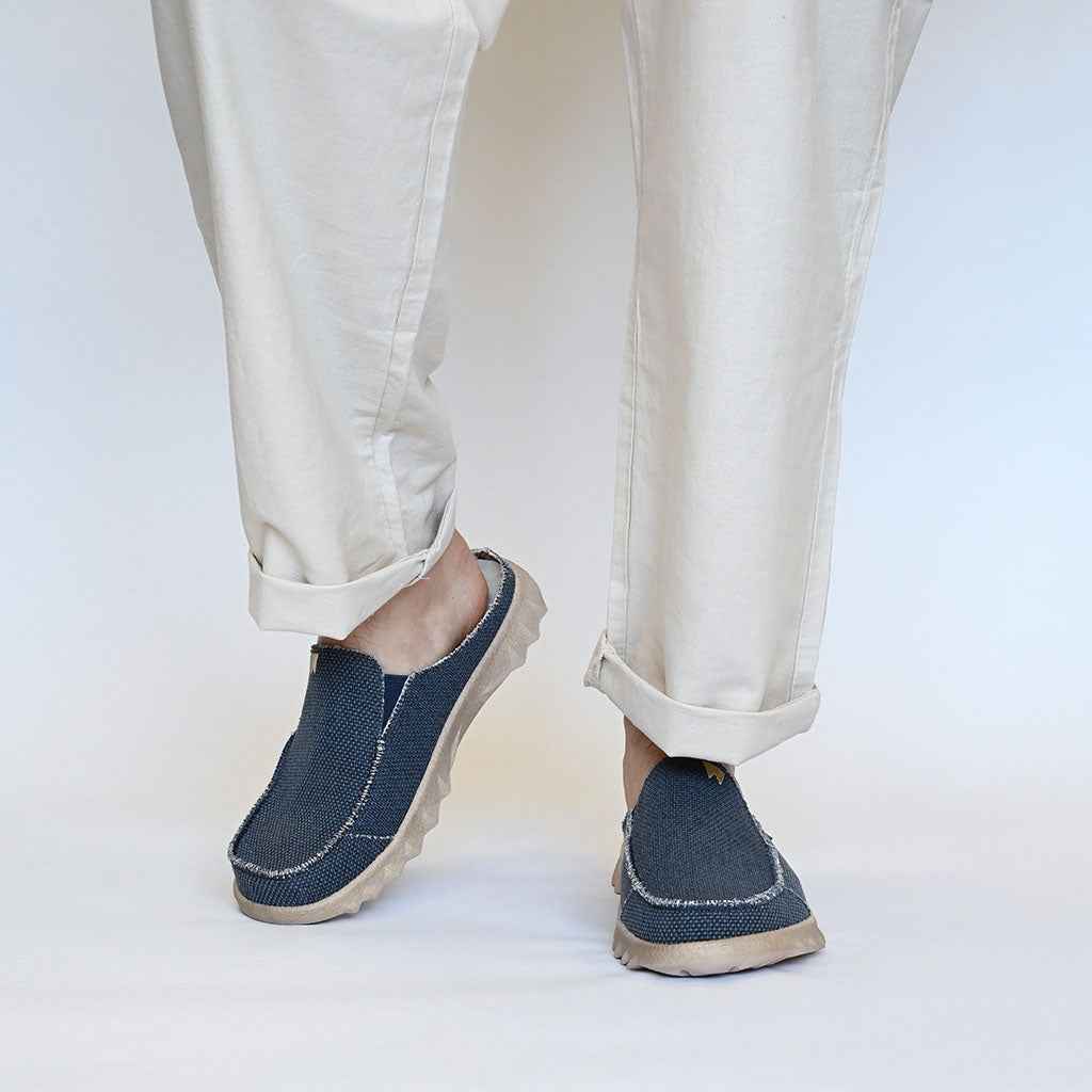Chaise Classic Woven Canvas Navy