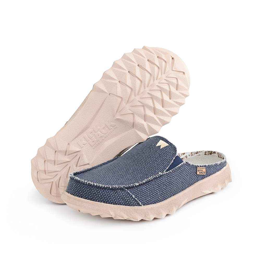 Chaise Classic Woven Canvas Navy
