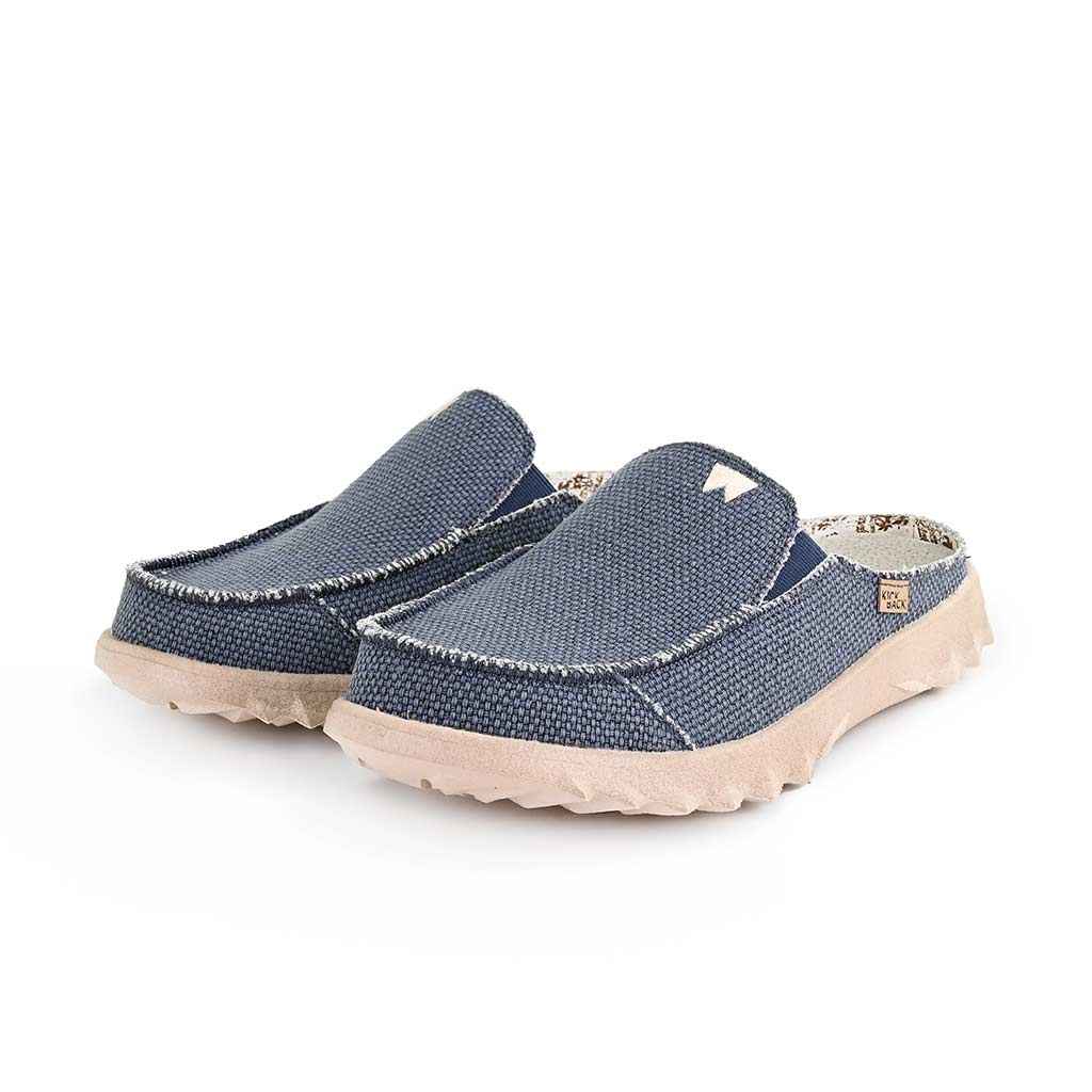 Chaise Classic Woven Canvas Navy