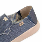 Barbeach Woven Canvas Sunkissed Navy Slip-On Shoe - KickBack Shoes