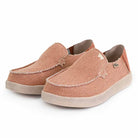 Barbeach Woven Canvas Sunkissed Rust Slip-On Shoe - KickBack Shoes