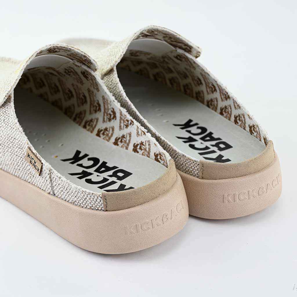 Barbeach Mule Woven Canvas Oat