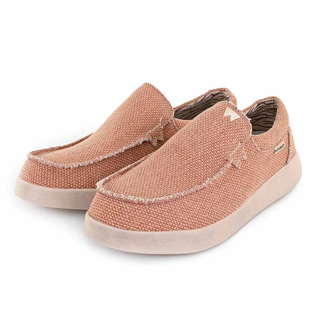 Don Juan Woven Canvas Sunkissed Rust Slip-On Shoe - KickBack Shoes