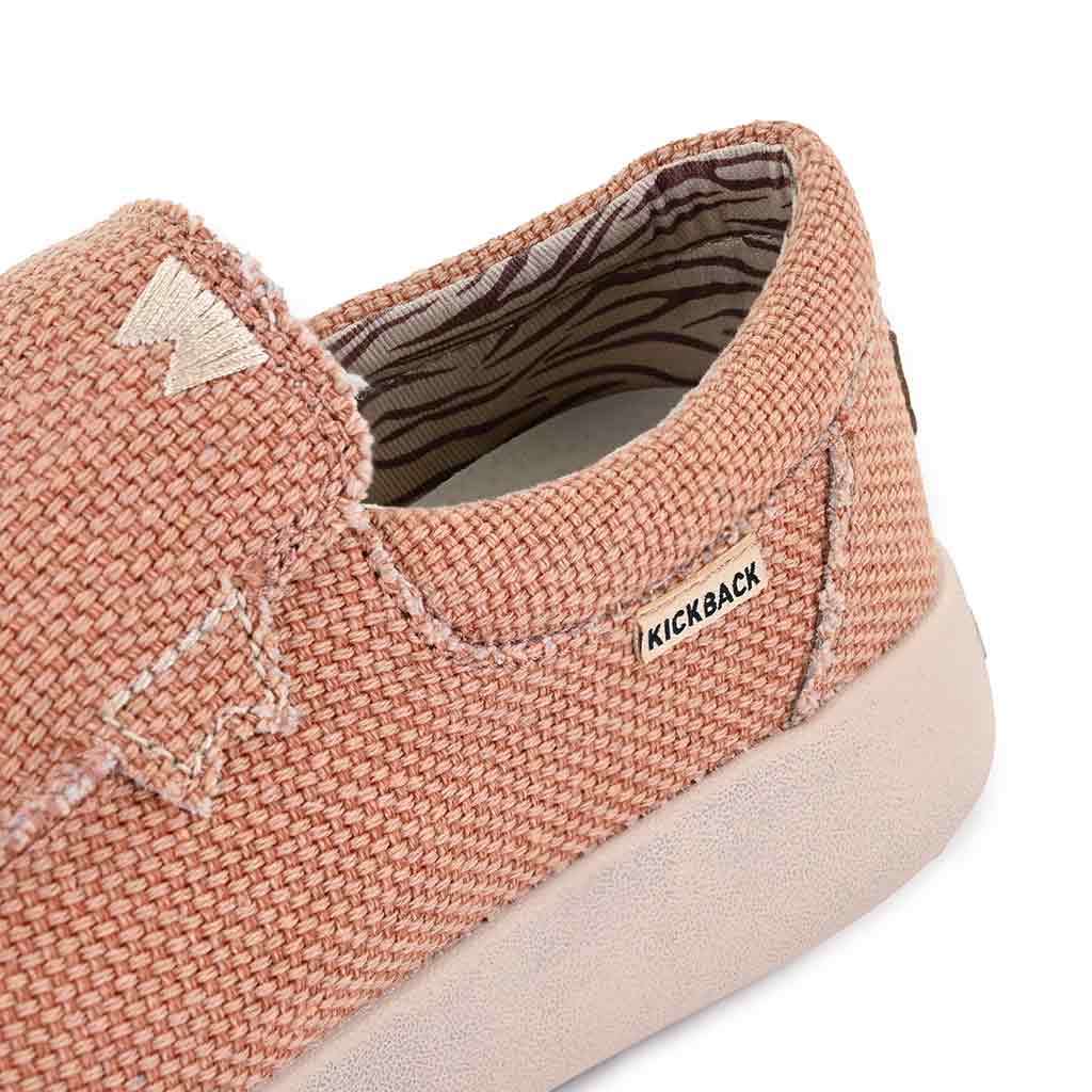 Don Juan Woven Canvas Sunkissed Rust Slip-On Shoe - KickBack Shoes