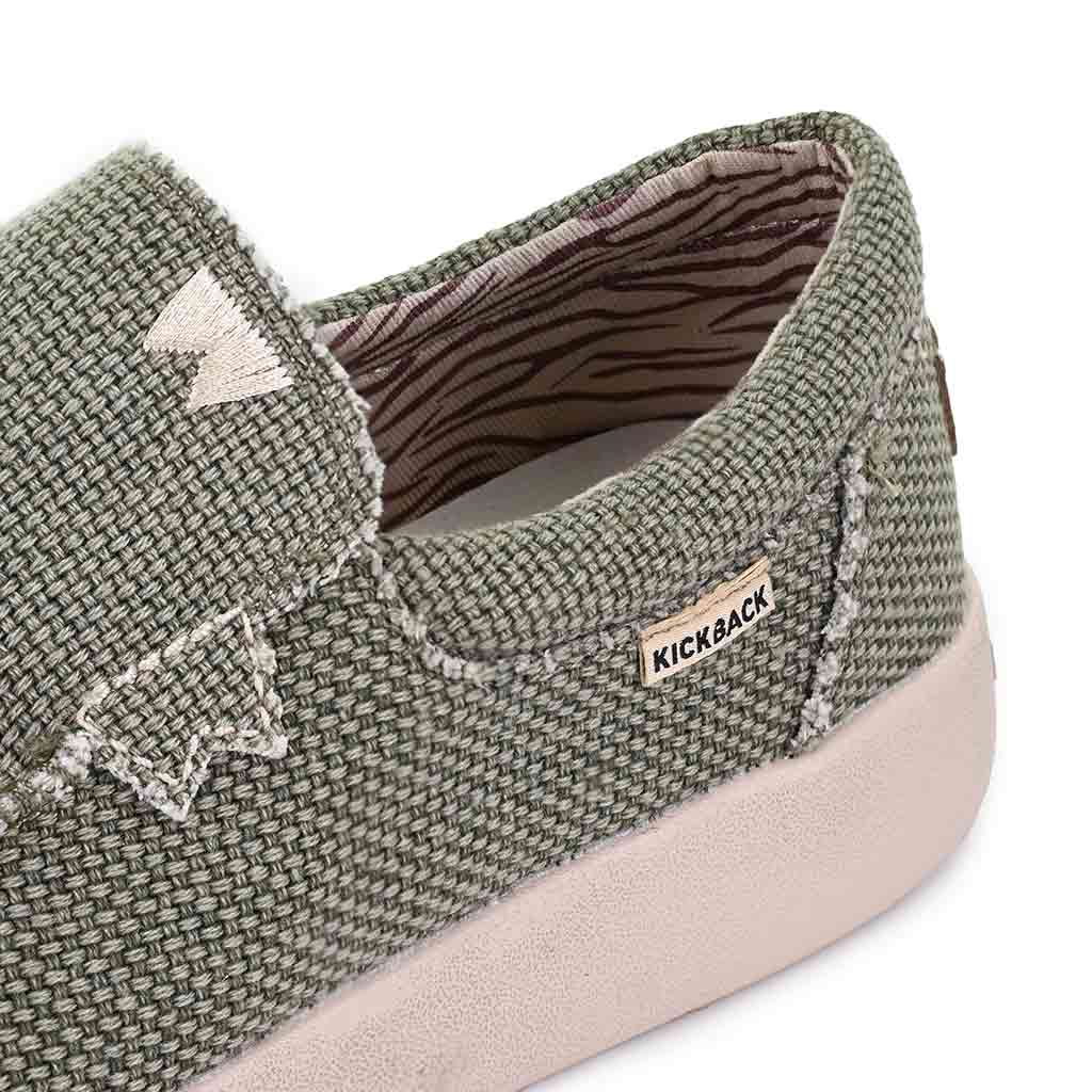 Don Juan Woven Canvas Sunkissed Khaki Slip-On Shoe - KickBack Shoes