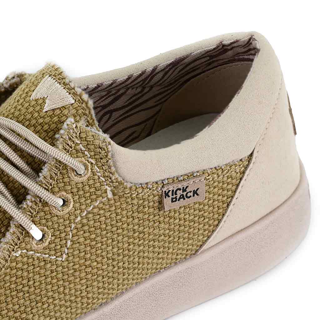Haven Woven Canvas Mustard Slip-On Shoe - KickBack Shoes