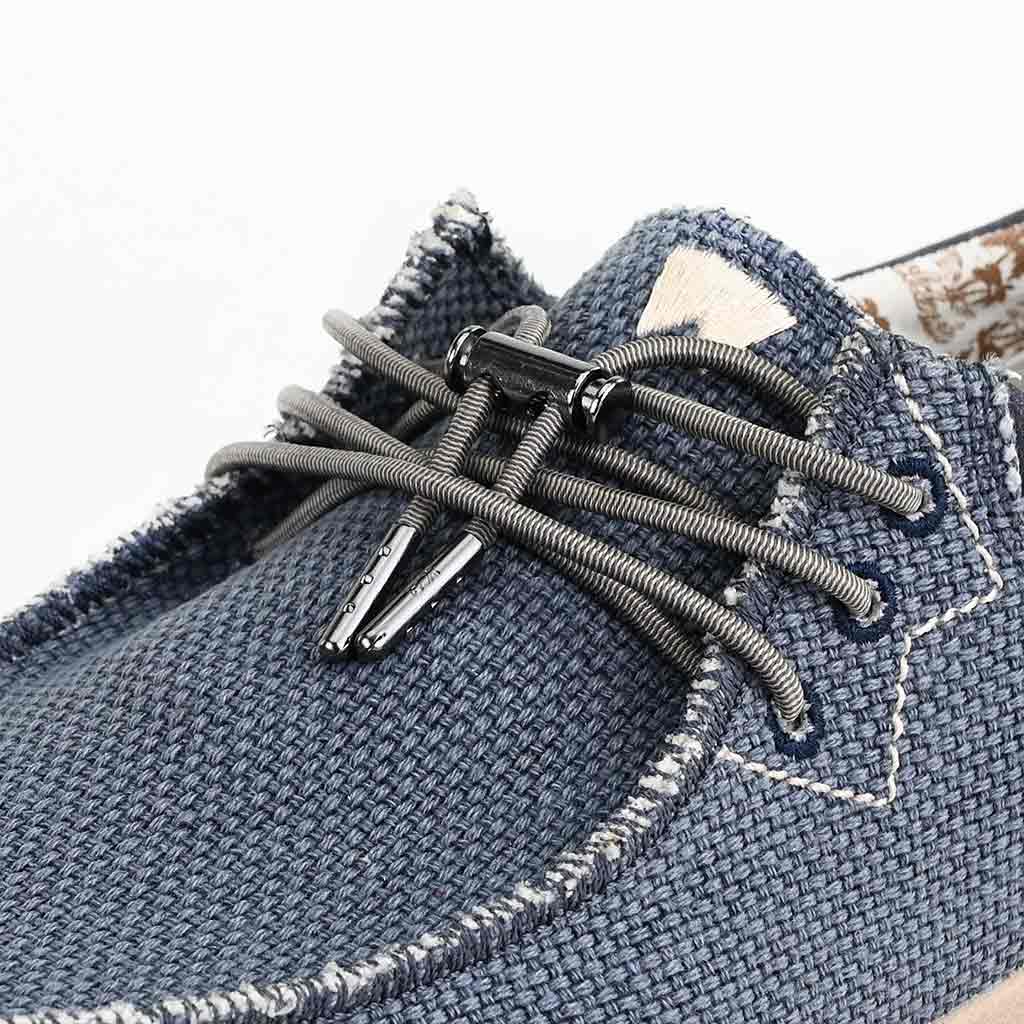 Haven Woven Canvas Navy Slip-On Shoe - KickBack Shoes