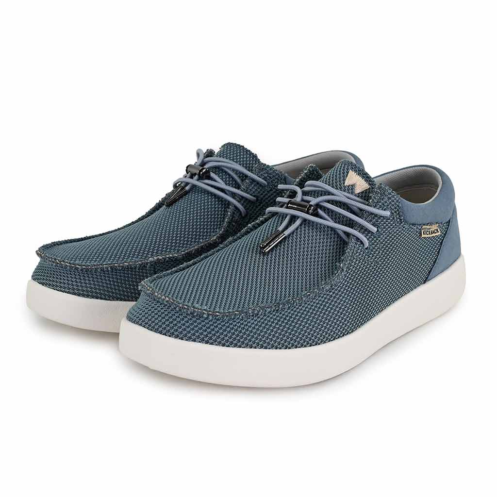 Haven Mesh Light Blue Slip-On Shoe - KickBack Shoes