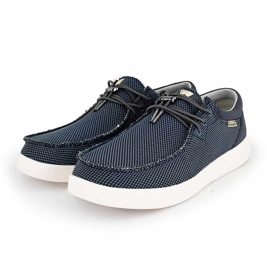 Haven Mesh Blue Slip-On Shoe - KickBack Shoes