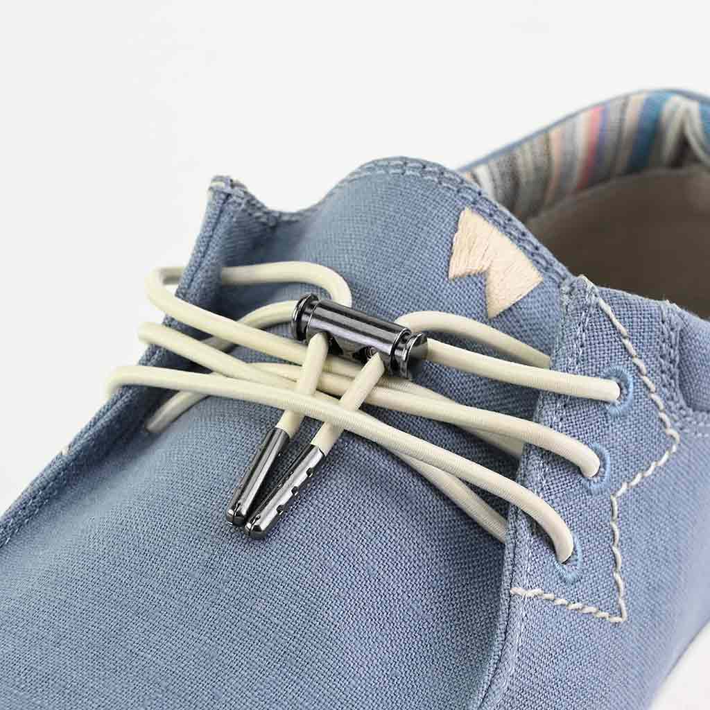 Haven Linen Light Blue Slip-On Shoe - KickBack Shoes