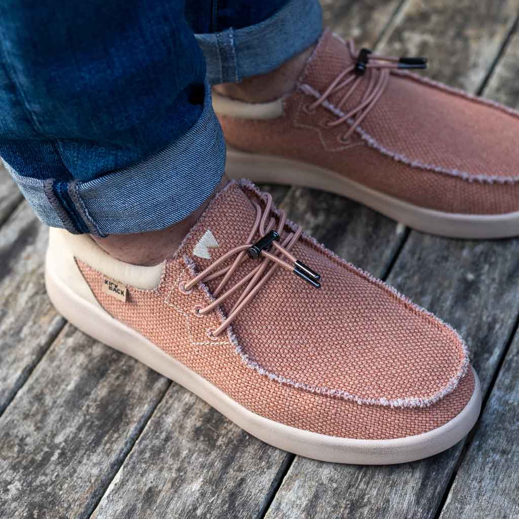 Haven Woven Canvas Sunkissed Rust Slip-On Shoe - KickBack Shoes