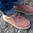 Haven Woven Canvas Sunkissed Rust Slip-On Shoe - KickBack Shoes