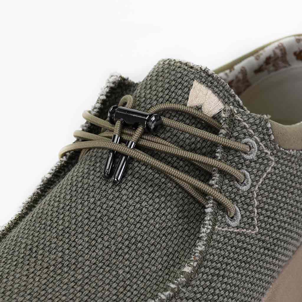 Haven Woven Canvas Sunkissed Khaki Slip-On Shoe - KickBack Shoes