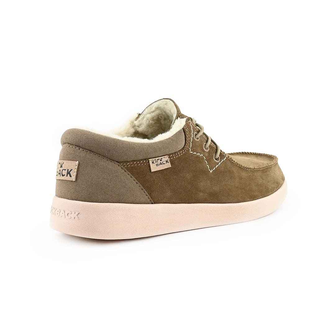 Haven Woolie Khaki Suede