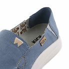 Rizzo Linen Blue Slip-On Shoe - KickBack Shoes