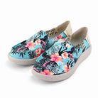 Rizzo Blue Palm Print