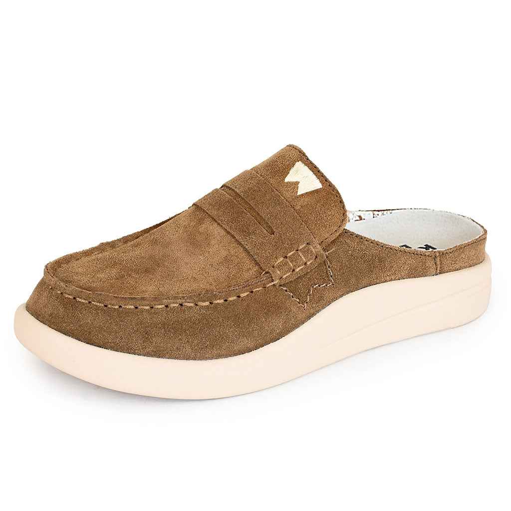 Frenchy Suede Khaki Brown