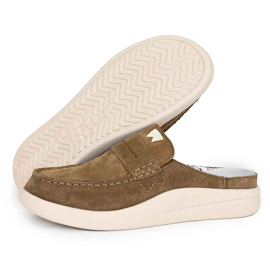 Frenchy Suede Khaki Brown