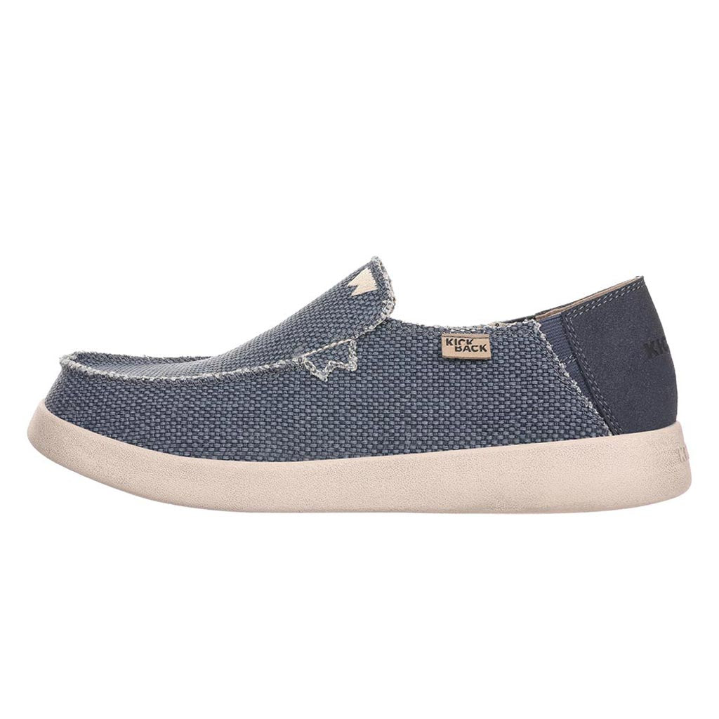 Mocassins Woolie Kickback Chaise 2.0 - Chaussures Sans Talon En Daim Et Toile, Doublure Laine, Semelle Amortie - 4