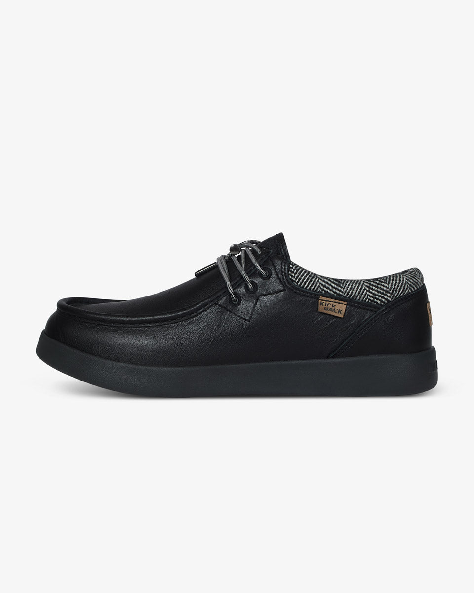 Haven Full Grain Leather Black – KickBack Shoes