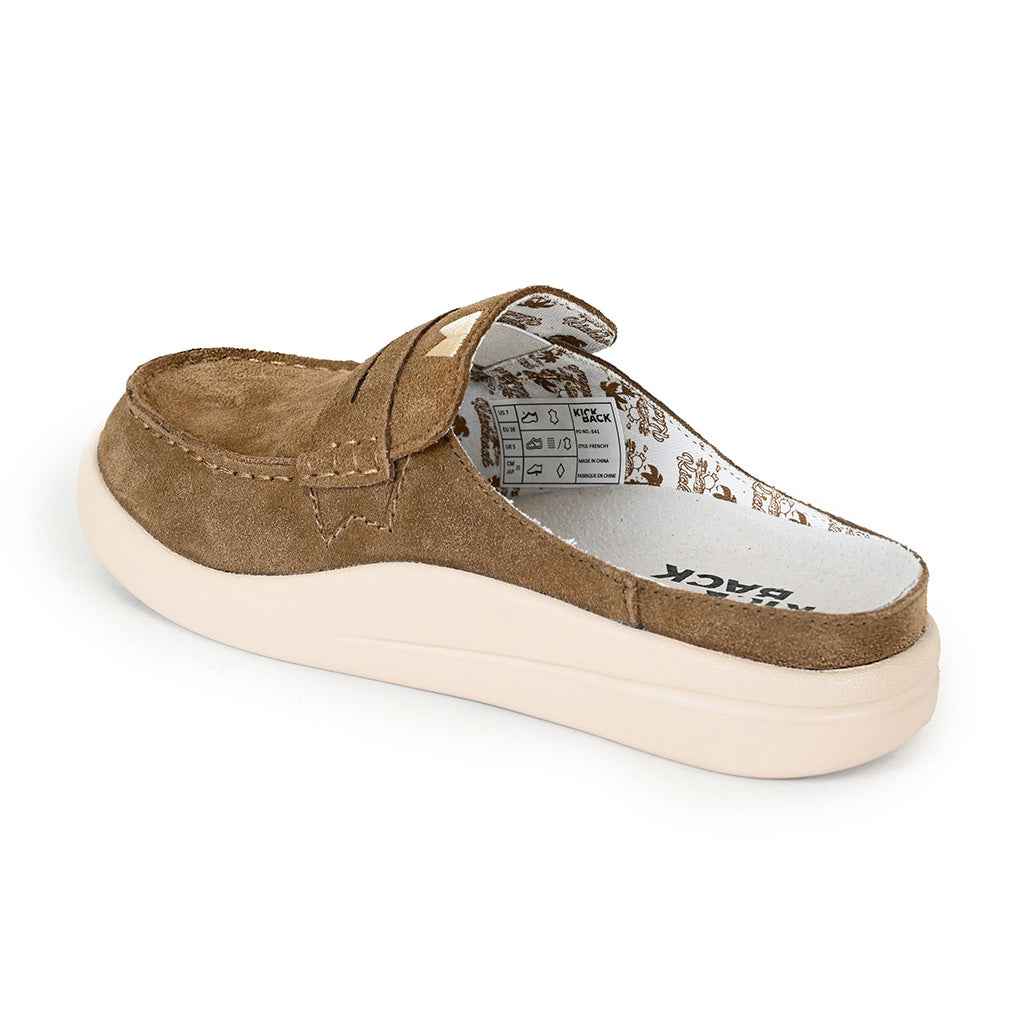 Frenchy Suede Khaki Brown