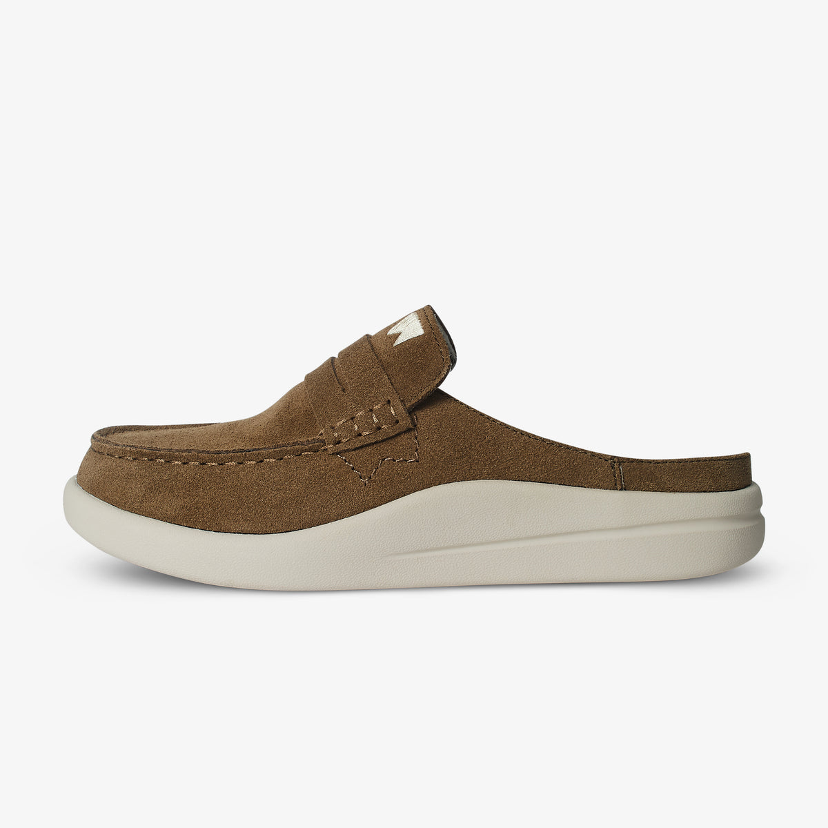 Frenchy Suede Khaki Brown Women's Slip-On Loafer | KickBack – KickBack ...